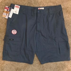 Wrangler 10" Blue Cargo Shorts